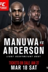 UFC Fight Night 107 Manuwa vs Anderson